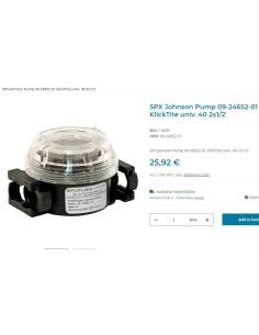 Filter JOHNSON schutzpumpe 09-24652-01 2