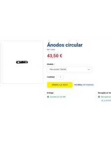Kit aislamiento anodo T30854
