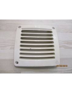 Griglia di ventilazione 11,8 x 11,8 cm bianca