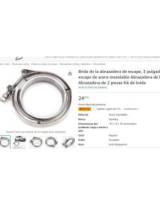 Collier de tuyau d'échappement 85mm