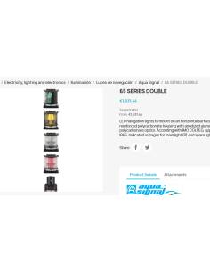 Aqua signal Led serie 65 verde Estribord 2