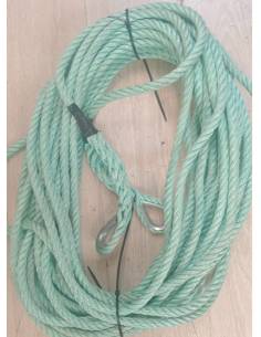 Cabo polietileno flotante 30mts/16mm con gazas en los 2... 2