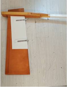 Timón madera con caña