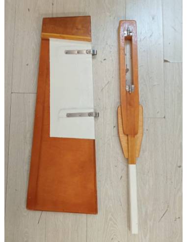 Timón madera con caña