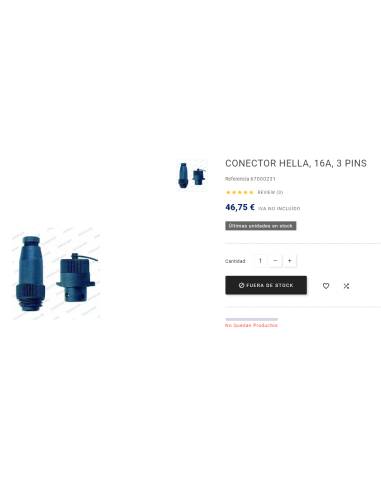 Conector Hella 3 Pin