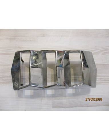 Pompa d'aria in plastica cromata