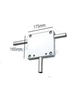 Soporte fueraborda candelero 175x165mm blanco