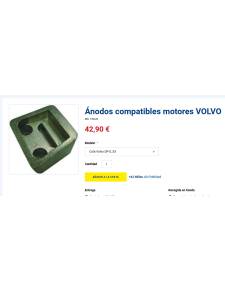 Super Marine Ánodo compatibles motores volvo DPX-SX-Drive
