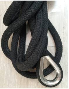 Amarra futuna alta gama 10mts/28mm con guardacabos