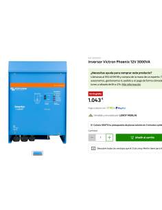 Victron energy inverter phoenix 12v/3000 2