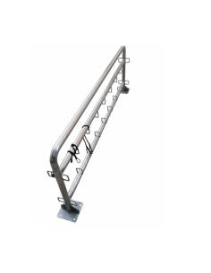 Soporte en acero inoxidable botellas buceo 16 botellas 2