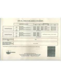 Anclas helicoidales tornillo modelo 1600 0,75MTS hasta 2.5T 2