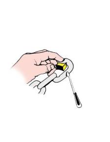 Blue chain marker 12mm
