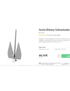 Britany anchor galvanized steel 10 kg 2
