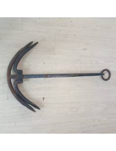 Anchor type grapnel folding steel