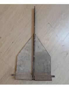 Ancla acero galvanizado plana 7.5 kgr