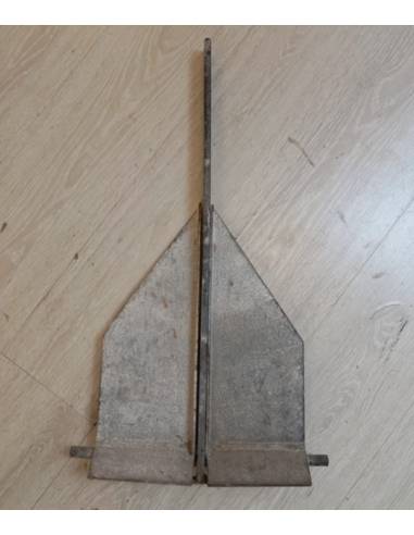 Ancla acero galvanizado plana 7.5 kgr
