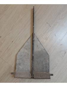Ancla acero galvanizado plana 7.5 kgr