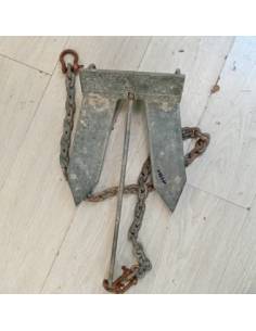 Anchor flat 4kgs with 2 mts chain 8 mm