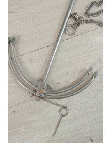 Rezon inox 3 kgs plegable + 2 mts cadena inox