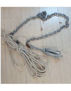 Ancla plegable 2.5kgs + 2 mts cadena + 10 mts cabo