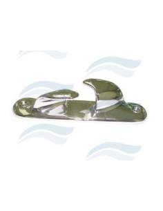 Chromed bronze fairlead (set) 200x40mm