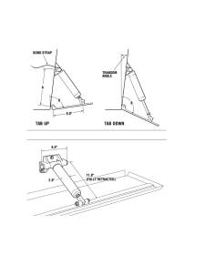 Hynautic pistón hidraulico para flaps  TCS-1-02 2-CYLINDER SYS