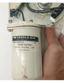 Motor limpiaparabrisas 24V 73mm 70W Doble