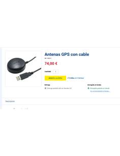 Antenas GPS con cable USB GP01 2