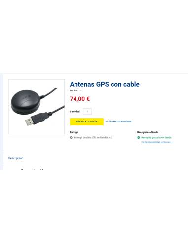 Antenas GPS con cable USB GP01