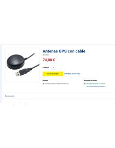 Antenas GPS con cable USB GP01