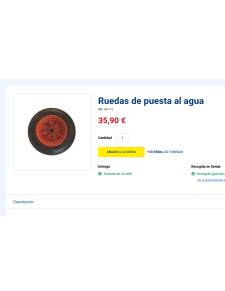 Ruedas de puesta al agua