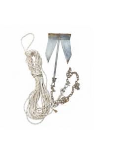 Green ancla plana 4kgs con 26mts de cabo 8mm con 2 mts de...