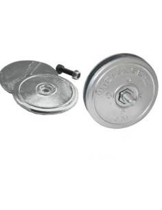 Anode disque de zinc 130mm double