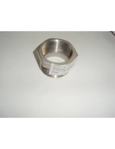 Riduttore m/h inox uscita 1 1/2-1 1/4