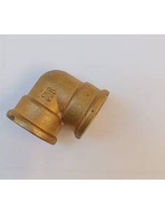 90º female brass elbow 3/4' outlet