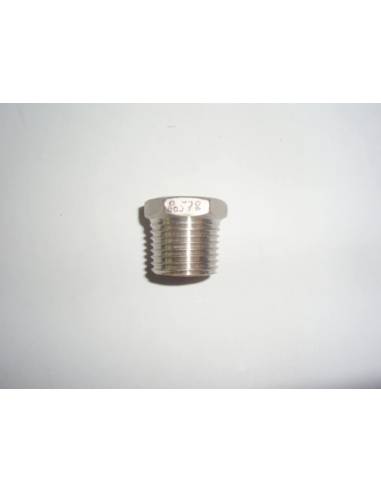 Reductor inox m/h rosca 1/2- 3/8' outlet