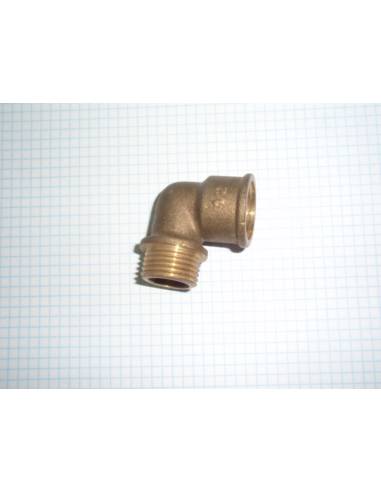Racord acodado 90º 1/2 m/h