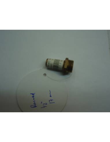 Racord laton m/manguera 17mm  1/2'