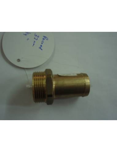 Racord laton m/manguera 32mm  1/4'