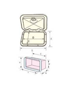 Classic register 275x375mm + satin white box