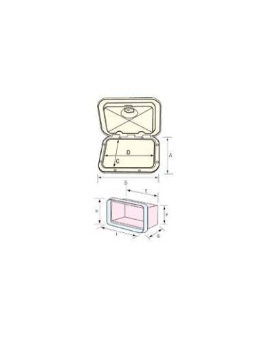 Registro classic 275x375mm + cofre blanco satinado