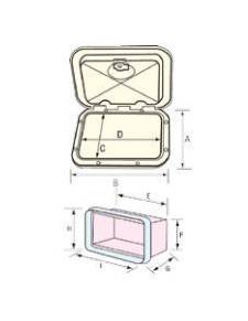 Registro classic 275x375mm + cofre blanco satinado