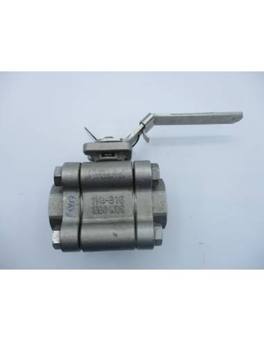 Valvula inox 1 1/4-316 1500 wog