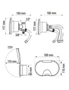 BLC-Dusche + BLC-Doppelmischer/Box