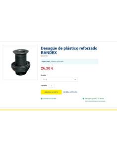 Desagüe de plástico reforzado RANDEX 1'  1/2