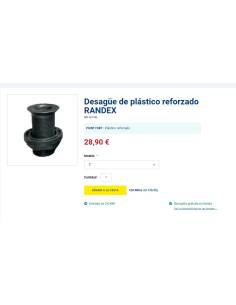Desagüe de plástico reforzado RANDEX 2' 2