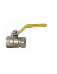Ball valve lever FF 3/4' brass nikel fuel 2