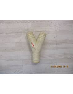 Entronque plastico en Y tubo 38 mm.