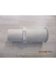 Support 2¨ tuyau 55mm plastique blanc